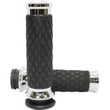 Avon Grips Diamond Contour Grips - Chrome Dia-60-Ch Avon Grips Diamond Contour Grips - Chrome Dia-60-Ch