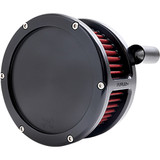 Ba Air Cleaner Kit - Black With Red Filter - '08-'17 Dyna/Softail/Touring 5453