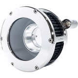 Ba Air Cleaner Kit - Chrome/Clear With Black Filter - '08-'17 Dyna/Softail/Touring 5558