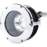 FEULING OIL PUMP CORP. 5558 Ba Air Cleaner Kit - Chrome/Clear With Black Filter - '08-'17 Dyna/Softail/Touring 5558