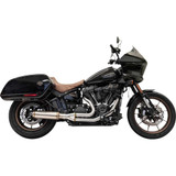 BASSANI XHAUST 1S78SS Bassani Xhaust 2-Into-1 Stainless Exhaust System With 4" Super Bike Muffler 1S78Ss
