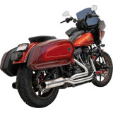 BASSANI XHAUST 1S97SS Bassani Xhaust True Dual Performance Exhaust System With 4" Muffler - Stainless Steel 1S97Ss
