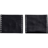 Drag Specialties Grip Cover - Twist - Leather - Harley Davidson - Black