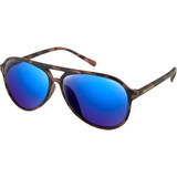 BOBSTER BMAV101HD Bobster Maverick Sunglasses - Matte Brown Tortoise - Brown Hd Blue Mirror Bmav101Hd