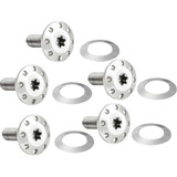 ARLEN NESS 300906 Bolt Kit - Holeshot/Front/Floating/Brake Rotor - Spoke Mount - Polished - 5 Pack 300-906