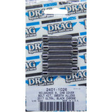 DRAG SPECIALTIES 2401-1026 Drag Specialties Bolt Kit - Camshaft Cover - Black/Chrome - Smooth - M8