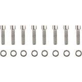 DRAG SPECIALTIES 2401-0969 Drag Specialties Bolt Kit - Lifter Block - Chrome - Smooth - M8