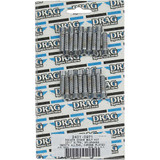 DRAG SPECIALTIES 2401-0971 Drag Specialties Bolt Kit - Rocker Cover - Chrome - Smooth - M8