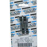 Drag Specialties Transmission Side Knurled Bolt Kit - Chrome - M8