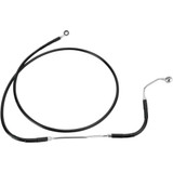 DRAG SPECIALTIES 1741-2933 Drag Specialties Brake Line - Front - Black - +2" Abs