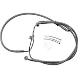 DRAG SPECIALTIES 1741-2901 Drag Specialties Brake Line - +2" - Stainless Steel - Fxdf '08-'17