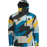 THOR 2920-0819 Brave Heavyweight Tour Jacket - Blue/Yellow - Large