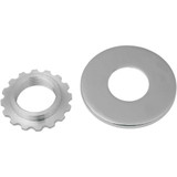 DRAG SPECIALTIES DS-222776 Drag Specialties Steering Stem Bearing Adjusting Nut With Dust Cover - Chrome