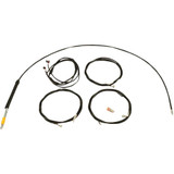 LA CHOPPERS LA8059KT319B Cable Kit - 18" - 20" Handlebars - Black La-8059Kt3-19B
