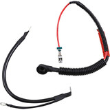 DRAG SPECIALTIES 2113-0736 Drag Specialties Black Battery Cable Set - '09-'13 Flh/T