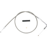 Drag Specialties Stainless Braided Throttle Cable - 36" Drag Specialties Stainless Braided Throttle Cable - 36"