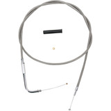 Drag Specialties Stainless Braided Throttle Cable - 56" Drag Specialties Stainless Braided Throttle Cable - 56"