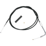 Drag Specialties Black Vinyl Throttle Cable - 58" Drag Specialties Black Vinyl Throttle Cable - 58"