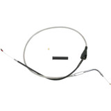 DRAG SPECIALTIES 0651-0095 Drag Specialties Stainless Braided Idle Cable - 28-1/2"