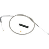 Drag Specialties Stainless Braided Throttle Cable - 26-1/2" Drag Specialties Stainless Braided Throttle Cable - 26-1/2"