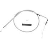 DRAG SPECIALTIES 0650-0317 Drag Specialties Stainless Braided Throttle Cable - 36-1/2"