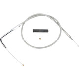 DRAG SPECIALTIES 0650-0297 Drag Specialties Stainless Braided Throttle Cable - 36-3/4"