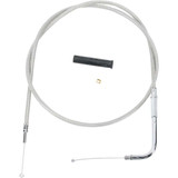 DRAG SPECIALTIES 0650-0301 Drag Specialties Stainless Braided Throttle Cable - 41-3/4"