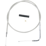 Drag Specialties Stainless Braided Throttle Cable - 45-1/2" Drag Specialties Stainless Braided Throttle Cable - 45-1/2"