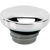DRAG SPECIALTIES DS-390281 Drag Specialties Screw-In Gas Cap - Vented - Chrome