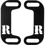 RICKRAK RRMCB Centering Muffler Brackets - Gloss Black Rr-Mcb