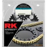 RK 2068980EX Chain And Sprocket Kit - Quick Acceleration - Natural - Kawasaki Zzr600/Zx-6R/Rr 2068-980Ex