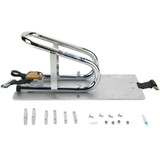 Pingel Wheel Chock - Series E-Track - Recessed - Removable - Chrome - 6-1/2" Wc65Er