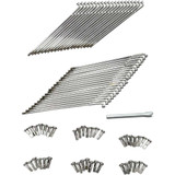 DRAG SPECIALTIES DS-380130 Drag Specialties Spoke Set - Drop Center - Front - Chrome - 19"