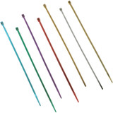 Drag Specialties Cable Tie - 7" - Chrome - 10-Pack