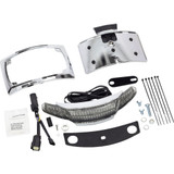 Ciro Taillight/License Plate Frame - Chrome - Smoke Lens 40254