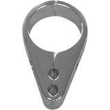 Drag Specialties Cable Clamp - Dual Throttle/Idle - 1-1/2" - Chrome