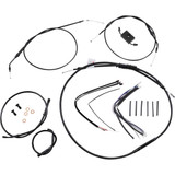 BURLY BRAND B301231 Burly Brand Extended Handlebar Cable And Brake Line Kit For Sportsters With Abs - 16" Ape Hanger Handlebars B30-1231