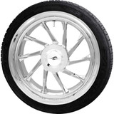 COASTAL MOTO PKGHURR187TCH Coastal Moto Hurricane 3D Rear Right Wheel - Chrome (18") | Falken Tire (215/45Zr18) Pkg-Hurr-187T-Ch