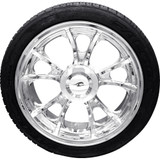 Coastal Moto Largo 3D Rear Wheel - Chrome (18") | Falken Tire (215/45Zr18) - Trike Pkg-Lgo-187T-Ch
