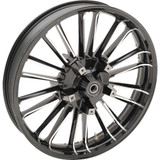 COASTAL MOTO 3DATL213BCABST Coastal Moto Wheel - Atlantic 3D - Front - Dual Disc/With Abs - Black Cut - 21X3.5 3D-Atl213Bcabst