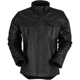 Z1R 2810-3396 Z1R Motz Leather Shirt - Black - Xl