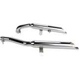 Cobra Slashcut Mufflers - Chrome - Xv750/1100 2165Sc