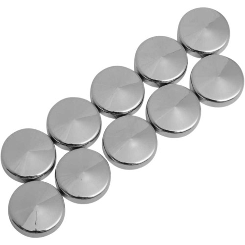 DRAG SPECIALTIES 2402-0126 Drag Specialties Bolt Covers - Torx - 1/4" - Chrome - 10 Pack