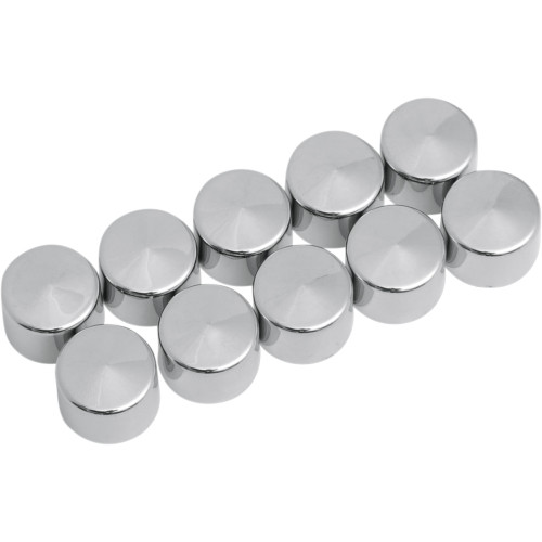 Drag Specialties Bolt Covers - Allen/Socket - 5/16" - Chrome - 10 Pack