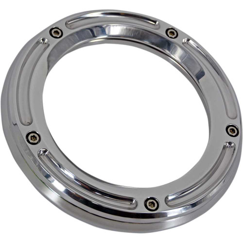 TRASK TM0040CH Trask Assault Derby Cover - Chrome Tm-0040Ch