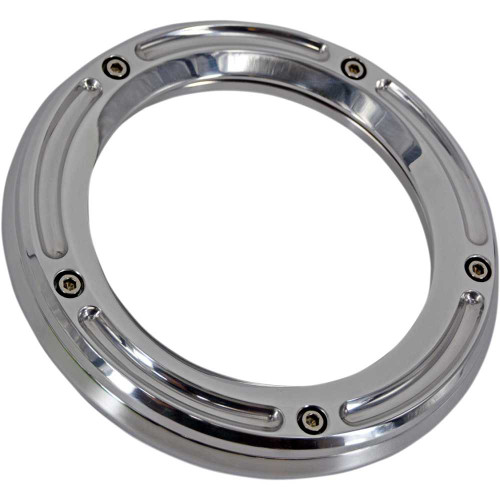 TRASK TM0041CH Trask Assault Derby Cover - Chrome - Touring/Trike Tm-0041Ch