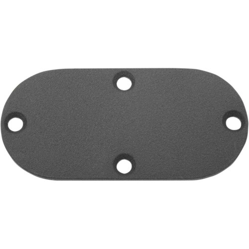 DRAG SPECIALTIES 1107-0375 Drag Specialties Inspection Cover - Wrinkle Black