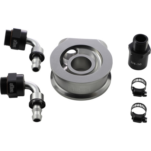 Jagg Oil Coolers Oil Filter Adapter - Big Twin/Sportster 4500