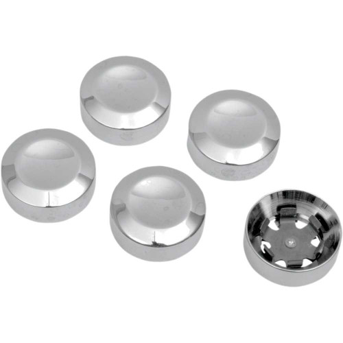 DRAG SPECIALTIES 1201-0597 Drag Specialties Rear Pulley Bolt Cover - Chrome