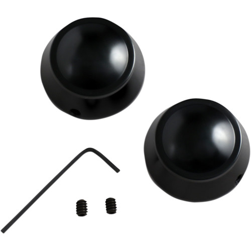 Drag Specialties Swingarm Pivot Bolt Cover - Gloss Black Drag Specialties Swingarm Pivot Bolt Cover - Gloss Black